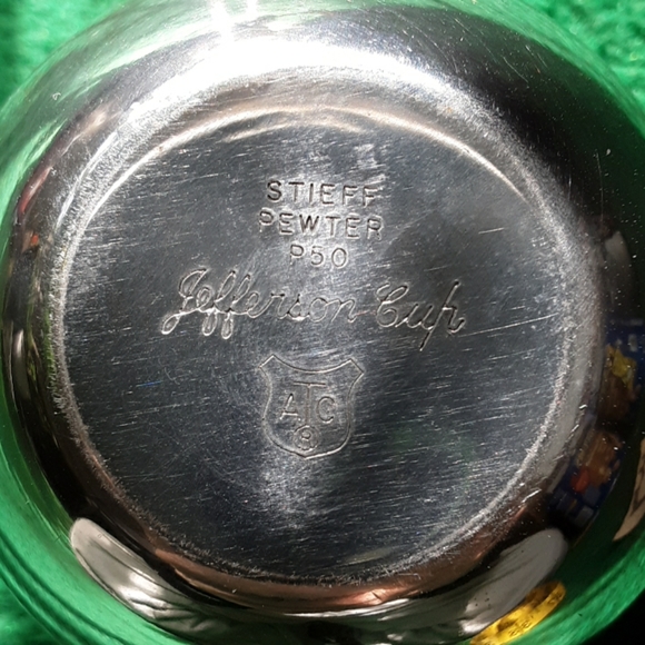 Jefferson cup, Stieff pewter - Picture 2 of 2